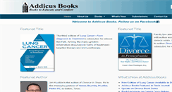 Desktop Screenshot of addicusbooks.com